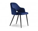 Стул на металлокаркасе Konor dark blue / black в Каменске-Уральском