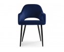Стул на металлокаркасе Konor dark blue / black в Каменске-Уральском