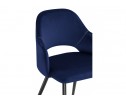 Стул на металлокаркасе Konor dark blue / black в Каменске-Уральском