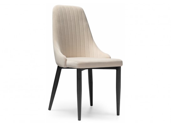 Стул на металлокаркасе Kora beige / black в Каменске-Уральском