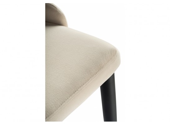 Стул на металлокаркасе Kora beige / black в Каменске-Уральском