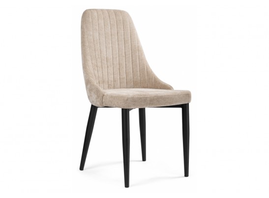 Стул на металлокаркасе Kora black / beige в Каменске-Уральском