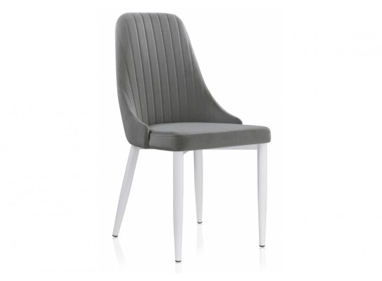 Стул на металлокаркасе Kora gray new / white в Каменске-Уральском