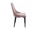 Стул на металлокаркасе Kora light purple / black в Каменске-Уральском