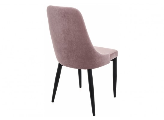 Стул на металлокаркасе Kora light purple / black в Каменске-Уральском