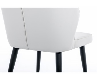 Стул на металлокаркасе Kosta белый