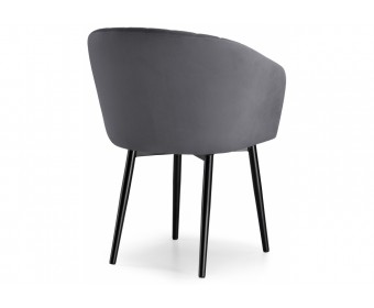 Стул на металлокаркасе Моншау крутящийся velutto 32 / черный