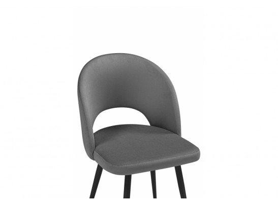 Стул на металлокаркасе Курбис темно-серый (zd 995) / черный в Каменске-Уральском