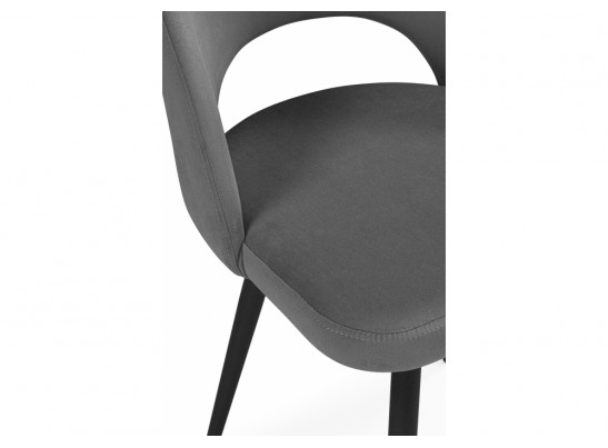 Стул на металлокаркасе Курбис темно-серый (zd 995) / черный в Каменске-Уральском