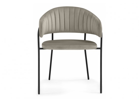 Стул на металлокаркасе Лукас бежевый / черный каркас в Каменске-Уральском