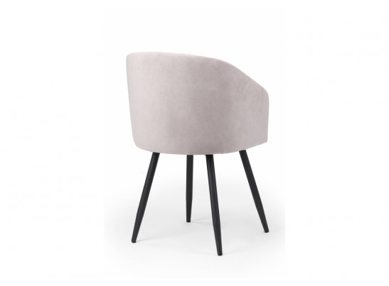 Стул на металлокаркасе Монер 360 светло-серый (glory 36) / черный в Каменске-Уральском