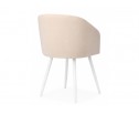 Стул на металлокаркасе Монер бежевый (glory 03) / белый в Каменске-Уральском