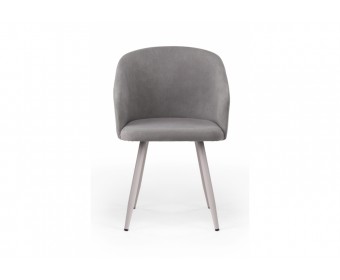 Стул на металлокаркасе Монер темно-серый (glory 20) / серый