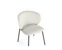 Стул на металлокаркасе Рикко белый (milk) / черный в Каменске-Уральском