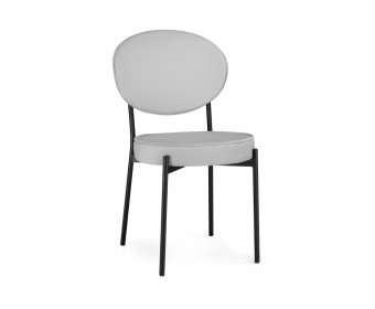 Стул на металлокаркасе Ройс серый / черный