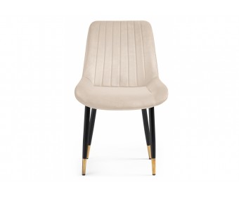 Стул на металлокаркасе Seda 1 beige / gold / black