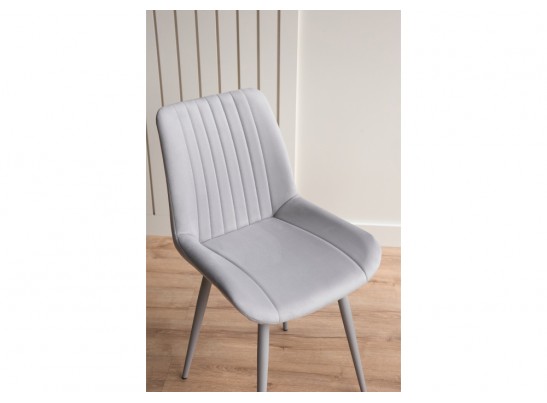 Стул на металлокаркасе Седа светло-серый (zd 960) / серый в Каменске-Уральском