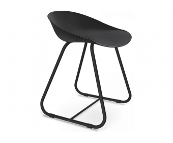 Стул на металлокаркасе SHT-ST19 / S38 черный / черный
