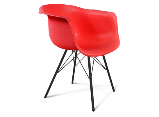 Стул на металлокаркасе SHT-ST31 / S37 красный / красный ral3020 / черный муар в Каменске-Уральском