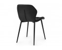 Стул на металлокаркасе Вальд экокожа черный / черный глянец в Каменске-Уральском