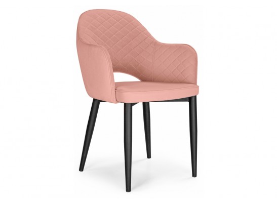 Стул на металлокаркасе Vener coral / black в Каменске-Уральском