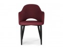Стул на металлокаркасе Vener wine red / black в Каменске-Уральском