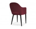 Стул на металлокаркасе Vener wine red / black в Каменске-Уральском