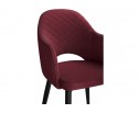 Стул на металлокаркасе Vener wine red / black в Каменске-Уральском