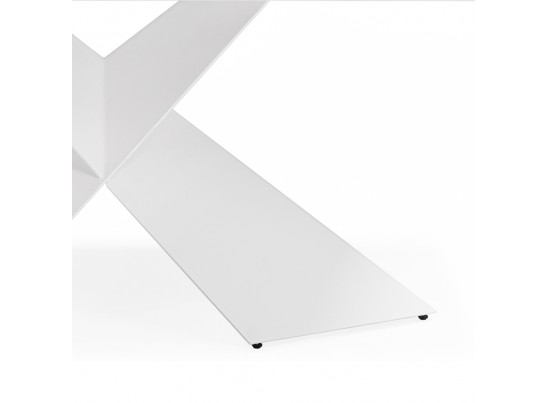 Стеклянный стол Хорсборо 140(200)х80х79 обсидиан / черный в Каменске-Уральском