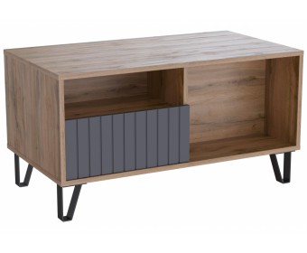 Журнальный стол Эннис дуб вотан / графит софт