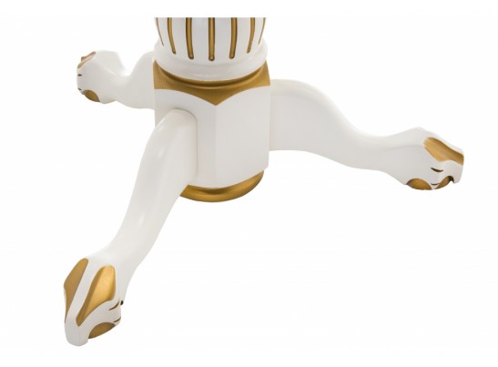 Журнальный столик Бернард молочный / золотая патина в Каменске-Уральском