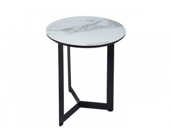 Журнальный столик Роб D-450 белый мрамор