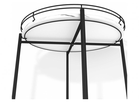 Журнальный столик Sheffilton SHT-CT20 белый мрамор / черный муар в Каменске-Уральском