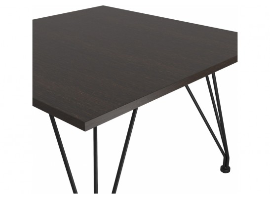 Журнальный столик Sheffilton SHT-TU29/H36/ЛДСП 60/60 венге луизиана / черный муар в Каменске-Уральском