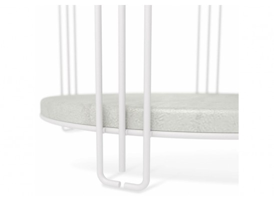 Журнальный столик SHT-CT33-1 бетон лофт / белый муар в Каменске-Уральском