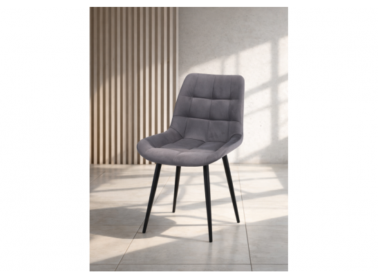 Стул на металлокаркасе Челси 360 К темно-серый (zd 995) / золотой в Каменске-Уральском