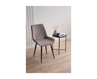 Стул на металлокаркасе Седа 360 латте (zd 290) / черный