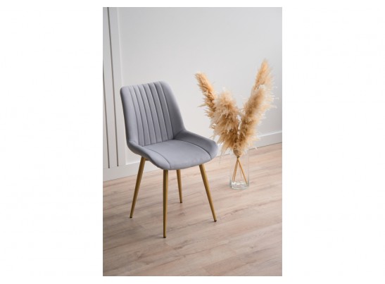 Стул на металлокаркасе Седа 360 светло-серый (zd 960) / золотой в Каменске-Уральском