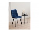 Стул на металлокаркасе Чилли синий / черный в Каменске-Уральском