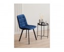Стул на металлокаркасе Чилли синий / черный в Каменске-Уральском