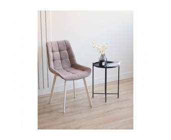 Стул на металлокаркасе Челси П латте (zd 290) / белый