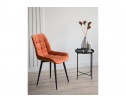 Стул на металлокаркасе Челси К терракотовый (zd 432) / черный в Каменске-Уральском