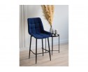 Полубарный стул Челси 360 синий (zd 798) / черный в Каменске-Уральском