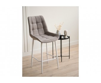 Полубарный стул Челси латте (zd 290) / белый