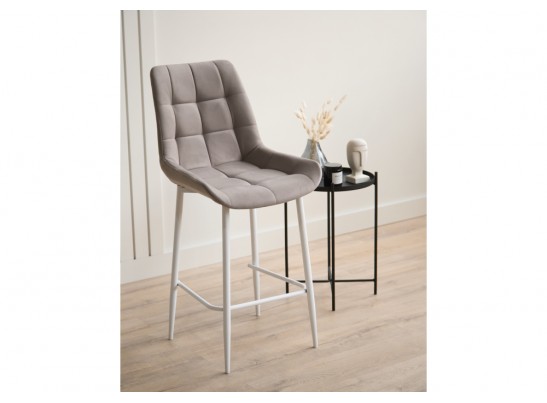 Полубарный стул Челси латте (zd 290) / белый в Каменске-Уральском