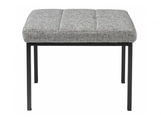 Банкетка Дион рогожка графит / черный матовый в Каменске-Уральском