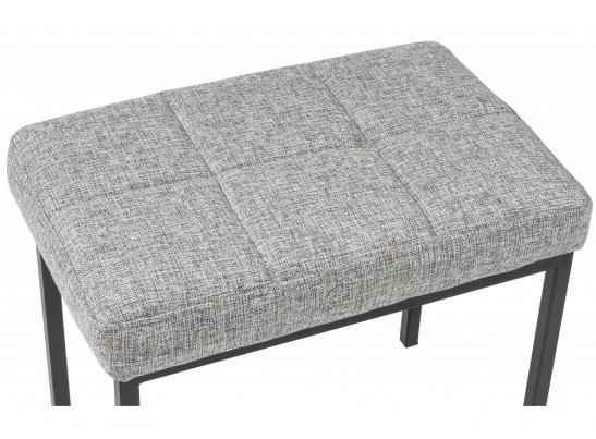 Банкетка Дион рогожка графит / черный матовый в Каменске-Уральском