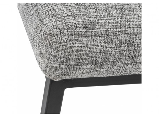 Банкетка Дион рогожка графит / черный матовый в Каменске-Уральском