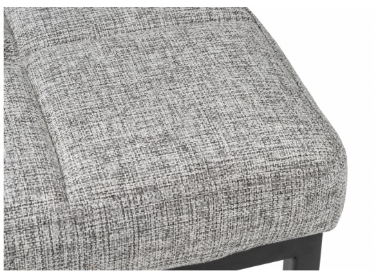 Банкетка Дион рогожка графит / черный матовый в Каменске-Уральском