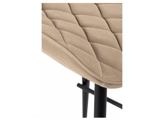 Барный стул Баодин черный / velutto 05 в Каменске-Уральском